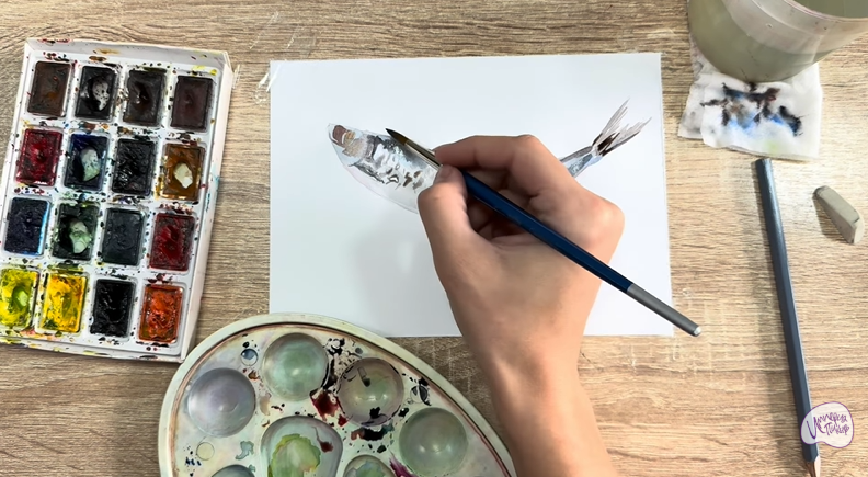 Рисуем Селёдка