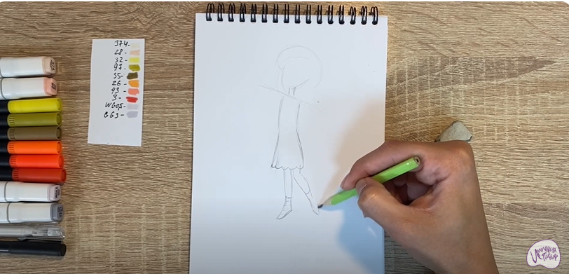 Рисуем Варя из "Царевны"