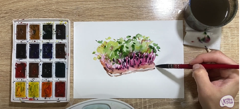 Рисуем Микрозелень