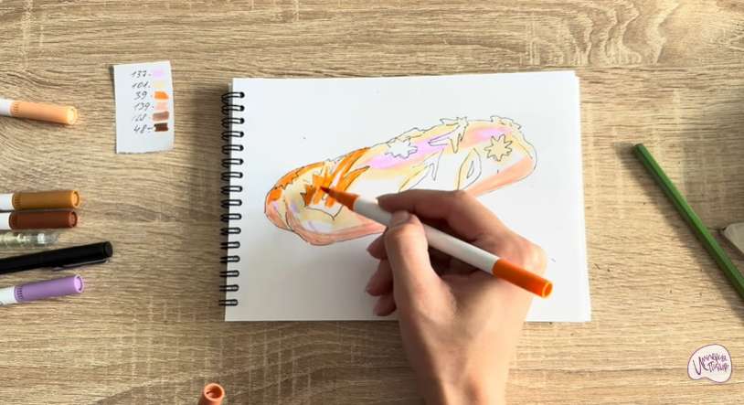 Рисуем Кулебяка