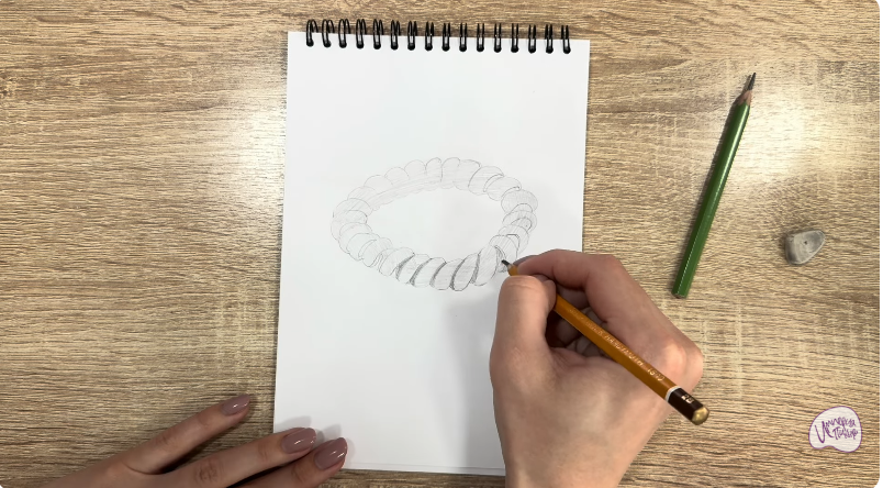 Рисуем Резинка-пружинка