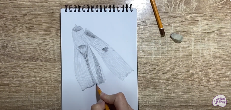 Рисуем Ласты для плавания