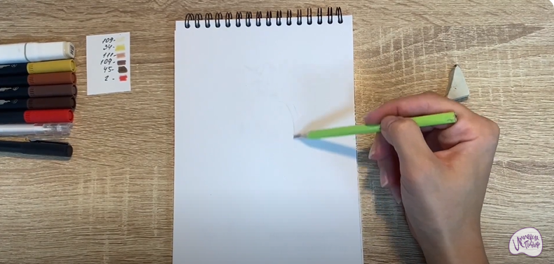 Рисуем Сова из "Царевны"