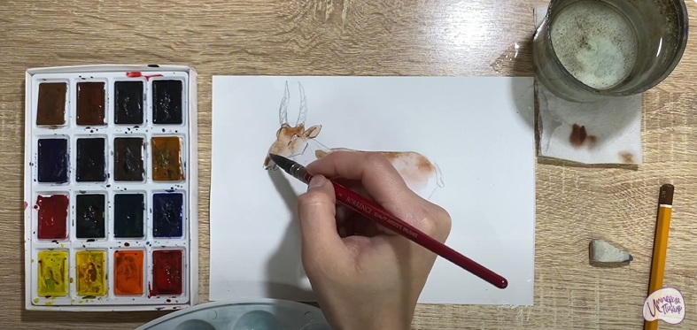 Рисуем Сайгак