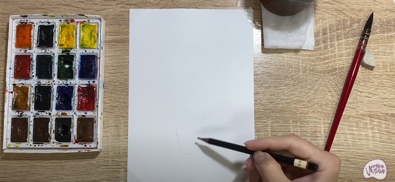 Рисуем Цветок "Эхмея"