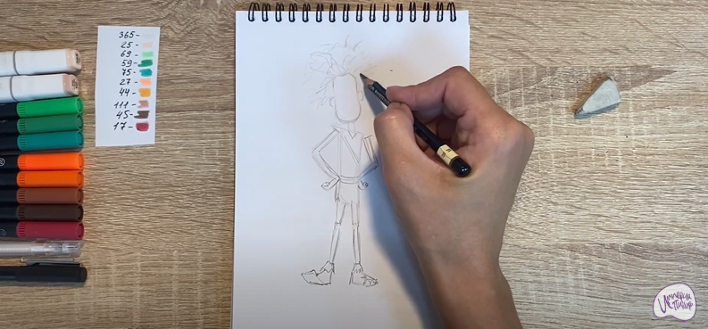 Рисуем Маракуда из мультфильма "Маракуда"