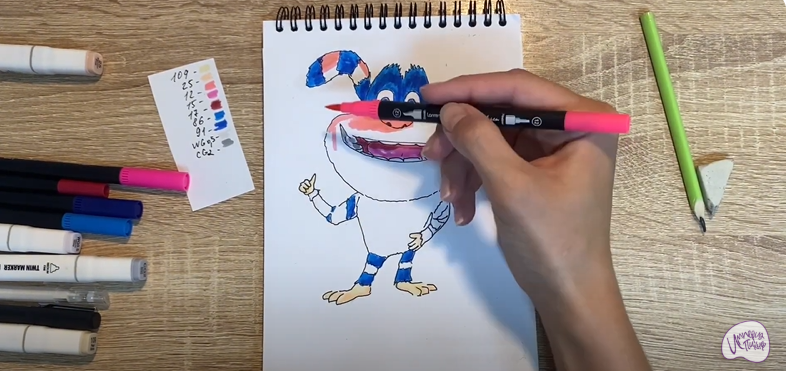 Рисуем Ози из "Финник"