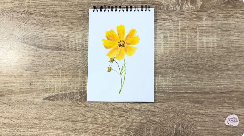 Рисуем Кореопсис