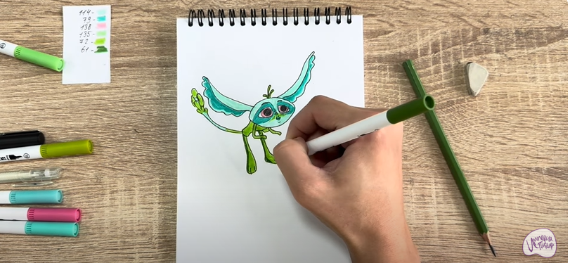 Рисуем Печалька из "Сказочный Патруль"