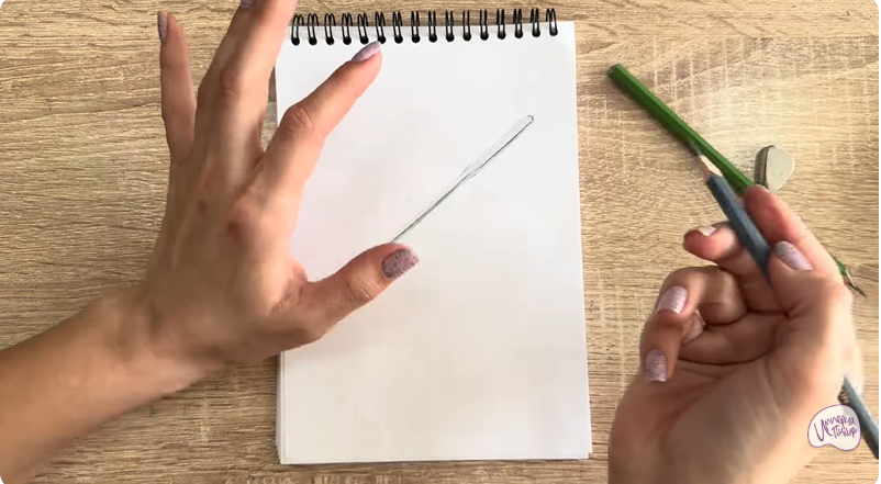 Рисуем Игла для швейной машинки