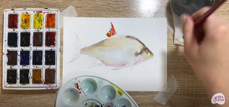 Рисуем Лещ