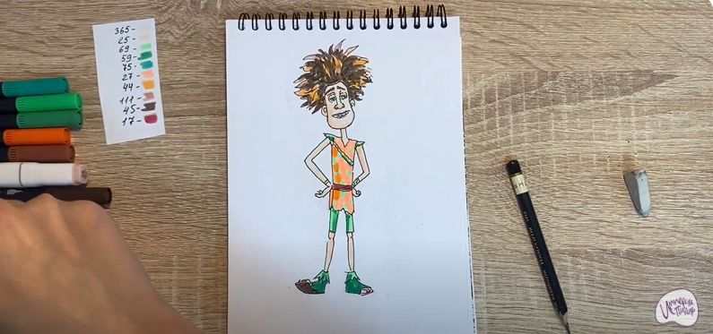 Рисуем Маракуда из мультфильма "Маракуда"