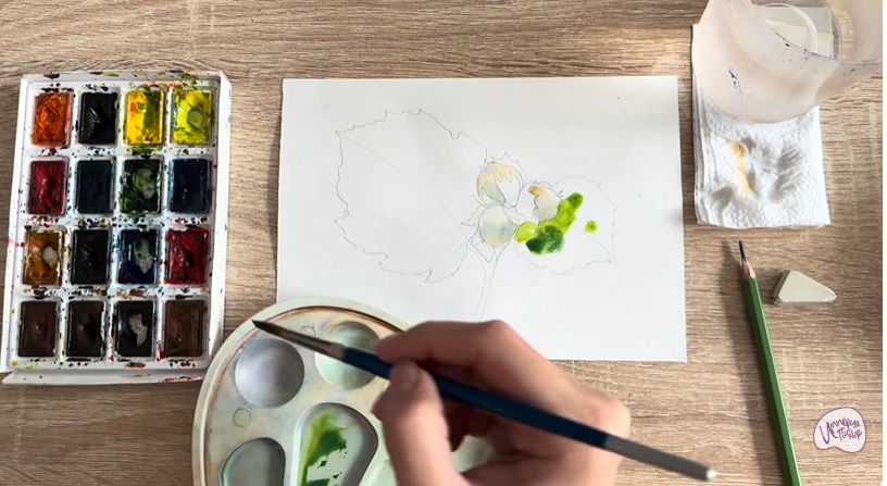 Рисуем Лещина