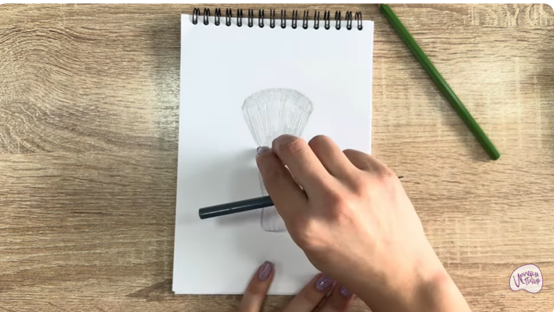 Рисуем Кисть-смётка