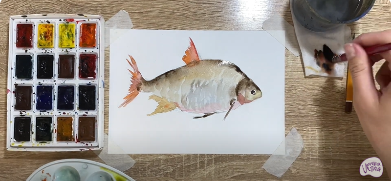 Рисуем Лещ