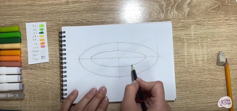 Рисуем Картофельные зразы