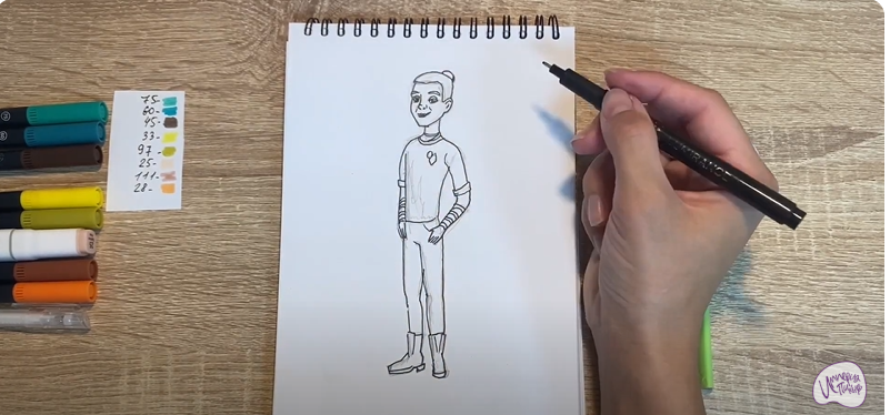 Рисуем Васко из "Царевны"