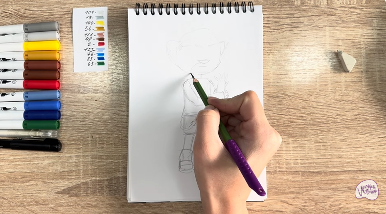 Рисуем Стар Нави из "Джи-Джи Бонд"