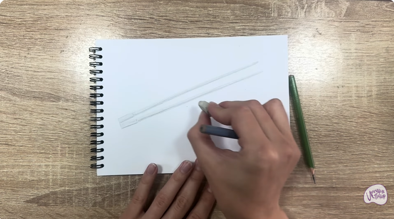 Рисуем Палочки для еды