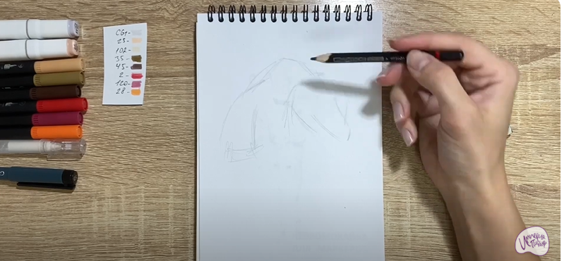 Рисуем Карлик Нос