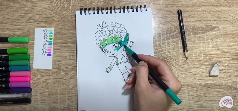 Рисуем Фортуна из "Команда Флоры"