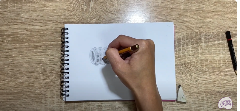 Рисуем Ролик массажный