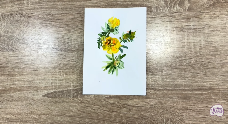 Рисуем Лапчатка