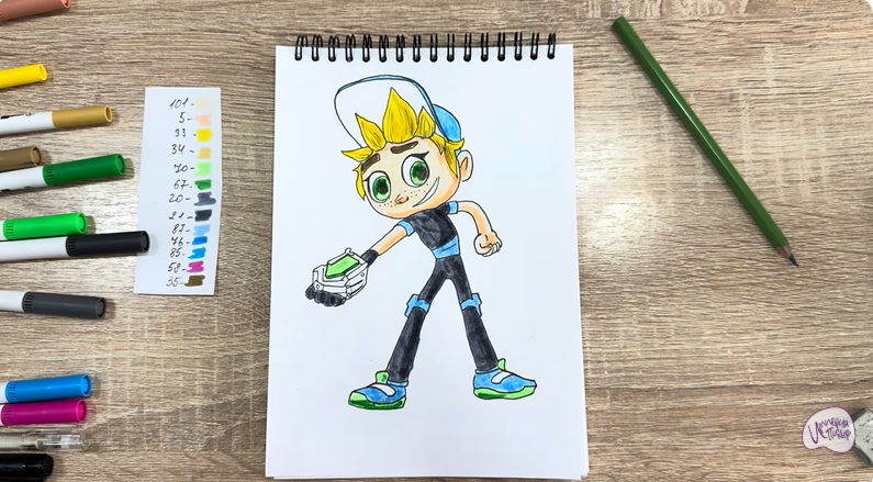 Рисуем Тимми из "Живой гараж"