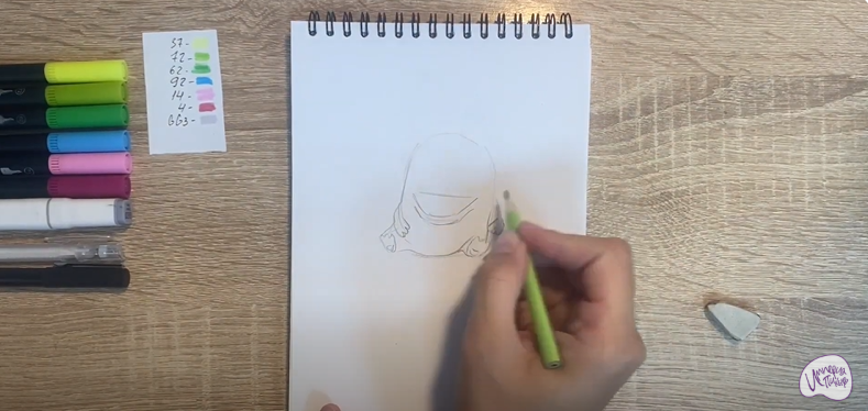 Рисуем Пиля из "Монсики"