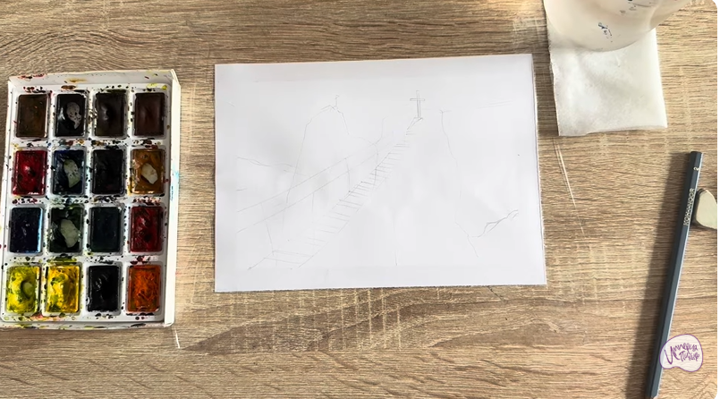 Рисуем Гора Ай-Петри