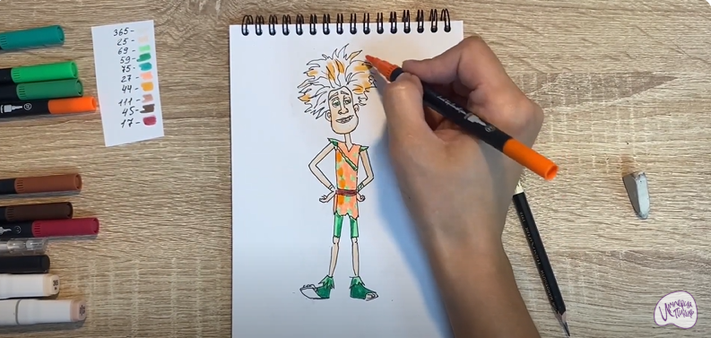 Рисуем Маракуда из мультфильма "Маракуда"