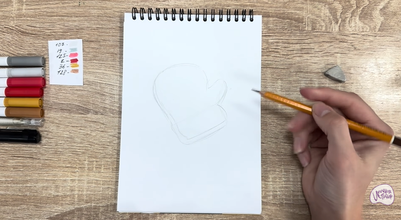 Рисуем Имбирный пряник