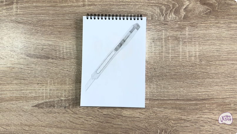 Рисуем Канцелярский нож