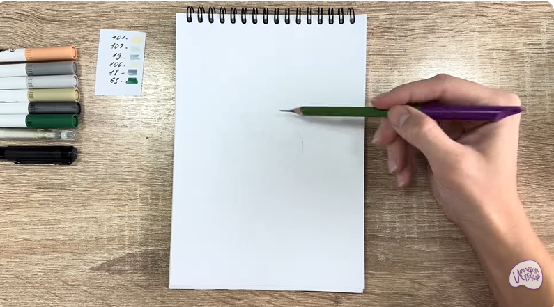 Рисуем Сыр Буратта