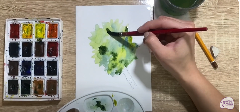 Рисуем Веник банный