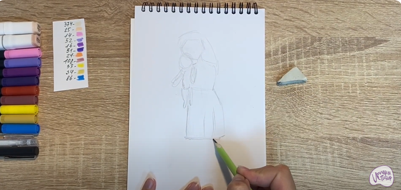 Рисуем Соня из "Царевны"