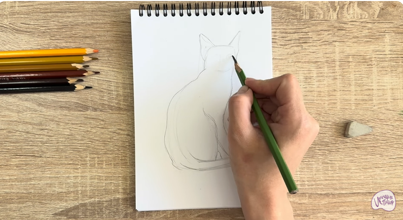 Рисуем Кошка Тойгер