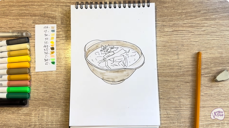 Рисуем Рассольник