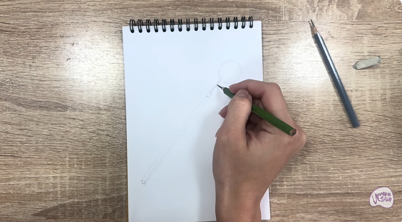 Рисуем Стоматологическое зеркало