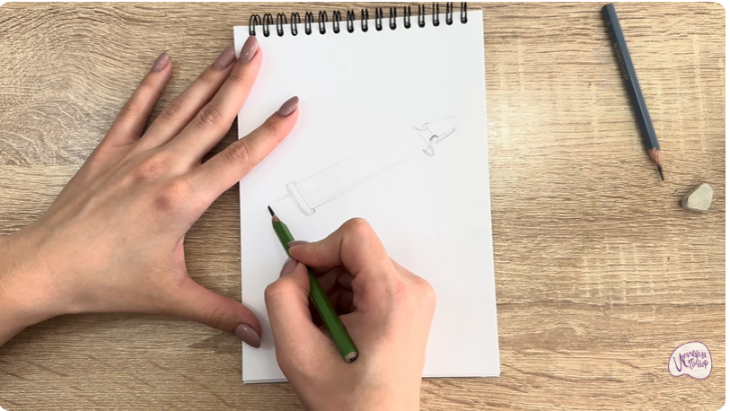 Рисуем Держатель для простыни