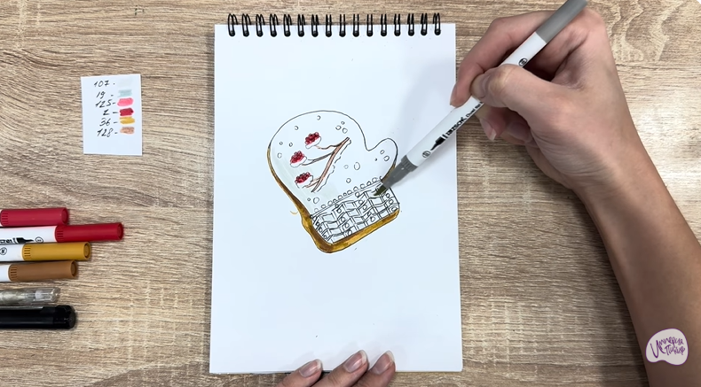 Рисуем Имбирный пряник