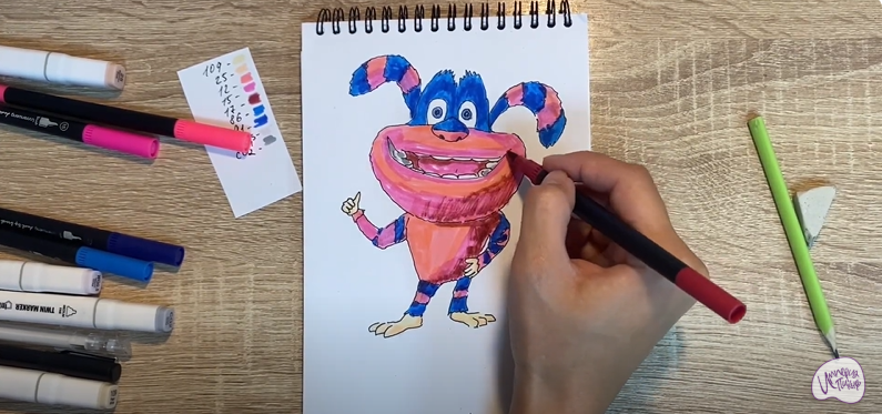 Рисуем Ози из "Финник"