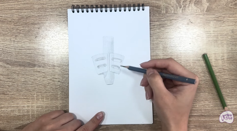 Рисуем Держатель для ручки