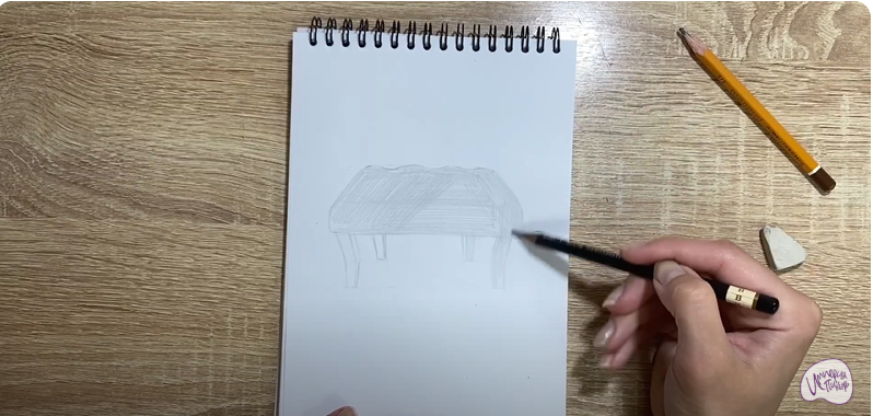 Рисуем Банкетка