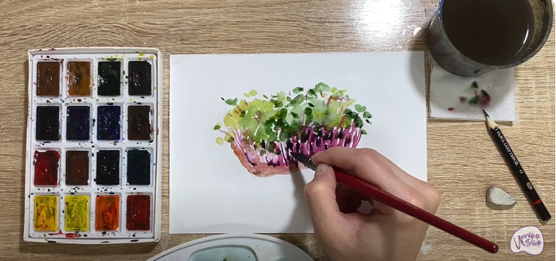Рисуем Микрозелень