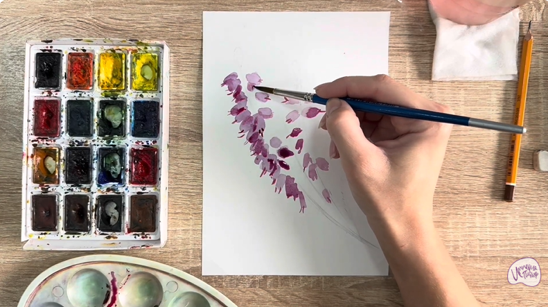 Рисуем Вереск