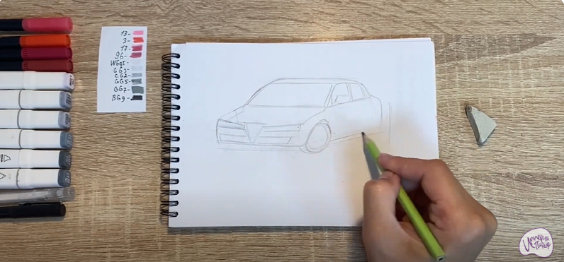 Рисуем Alfa Romeo