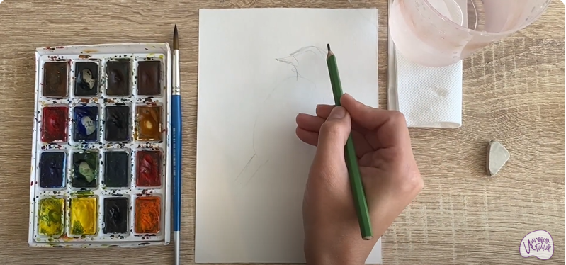 Рисуем Большой чекан