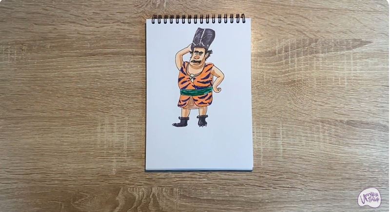 Рисуем Утёс из мультфильма "Маракуда"