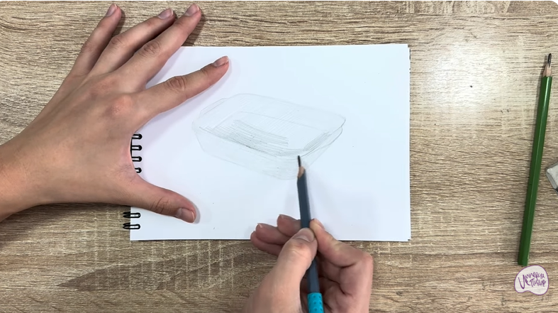 Рисуем Форма для запекания